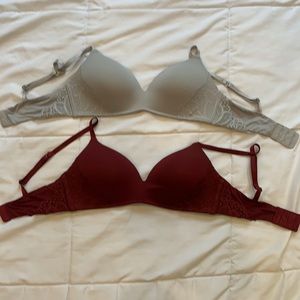 Two bras
